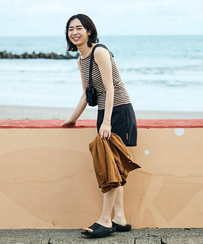 Beach & Festival 帶胸墊 條紋 吊帶背心