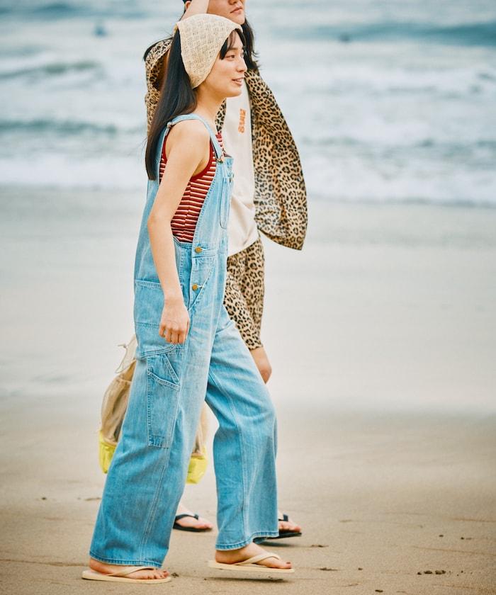 Beach & Festival 帶胸墊 條紋 吊帶背心