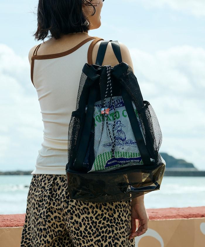 Beach & Festival 2WAY 網眼透明包袋