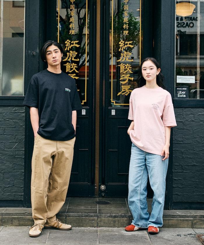 紅虎餃子房×FREAK'S STORE 聯名 寬鬆廓形 後背印花 圓領T恤