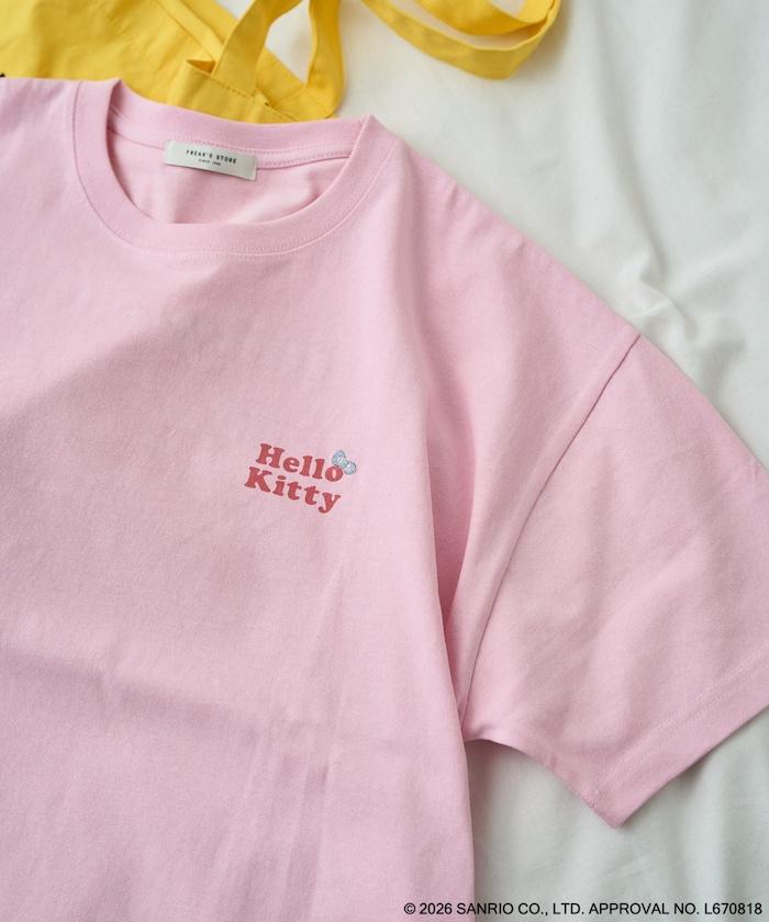 HELLO KITTY（凱蒂貓） 兔子造型 背部印花 短袖T恤