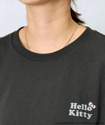 HELLO KITTY（凱蒂貓） 兔子造型 背部印花 短袖T恤