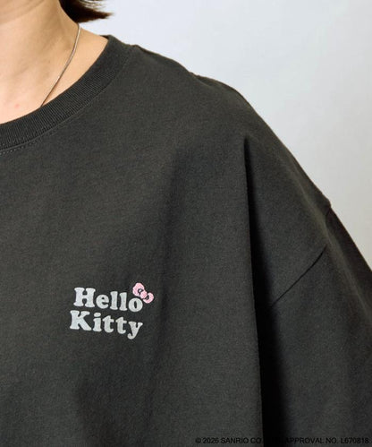 HELLO KITTY（凱蒂貓） 兔子造型 背部印花 短袖T恤