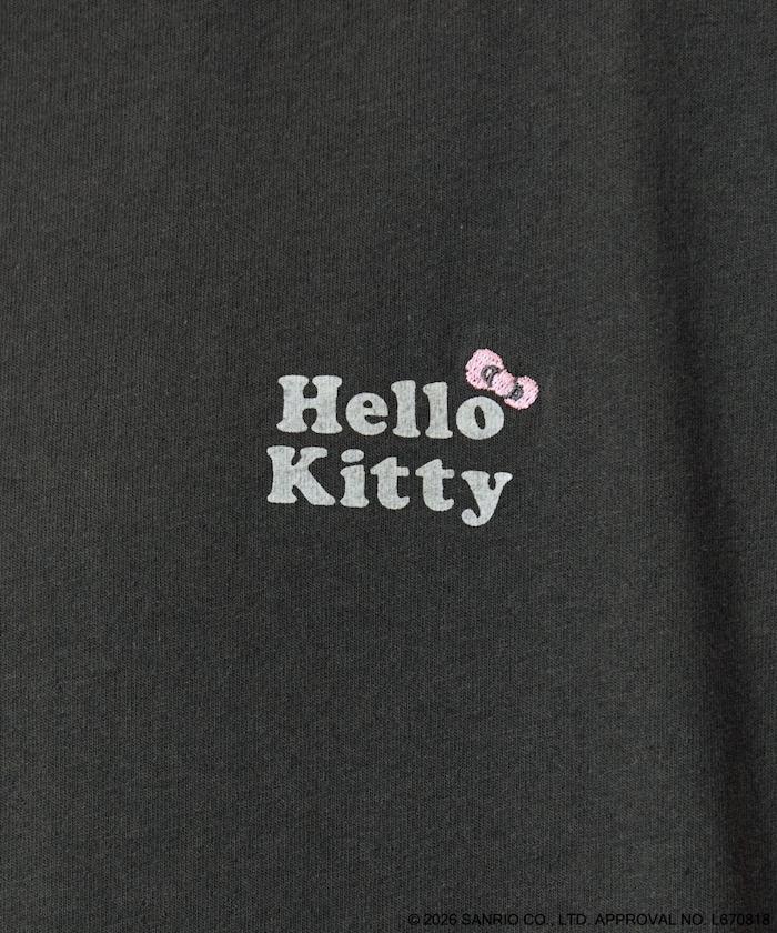 HELLO KITTY（凱蒂貓） 兔子造型 背部印花 短袖T恤