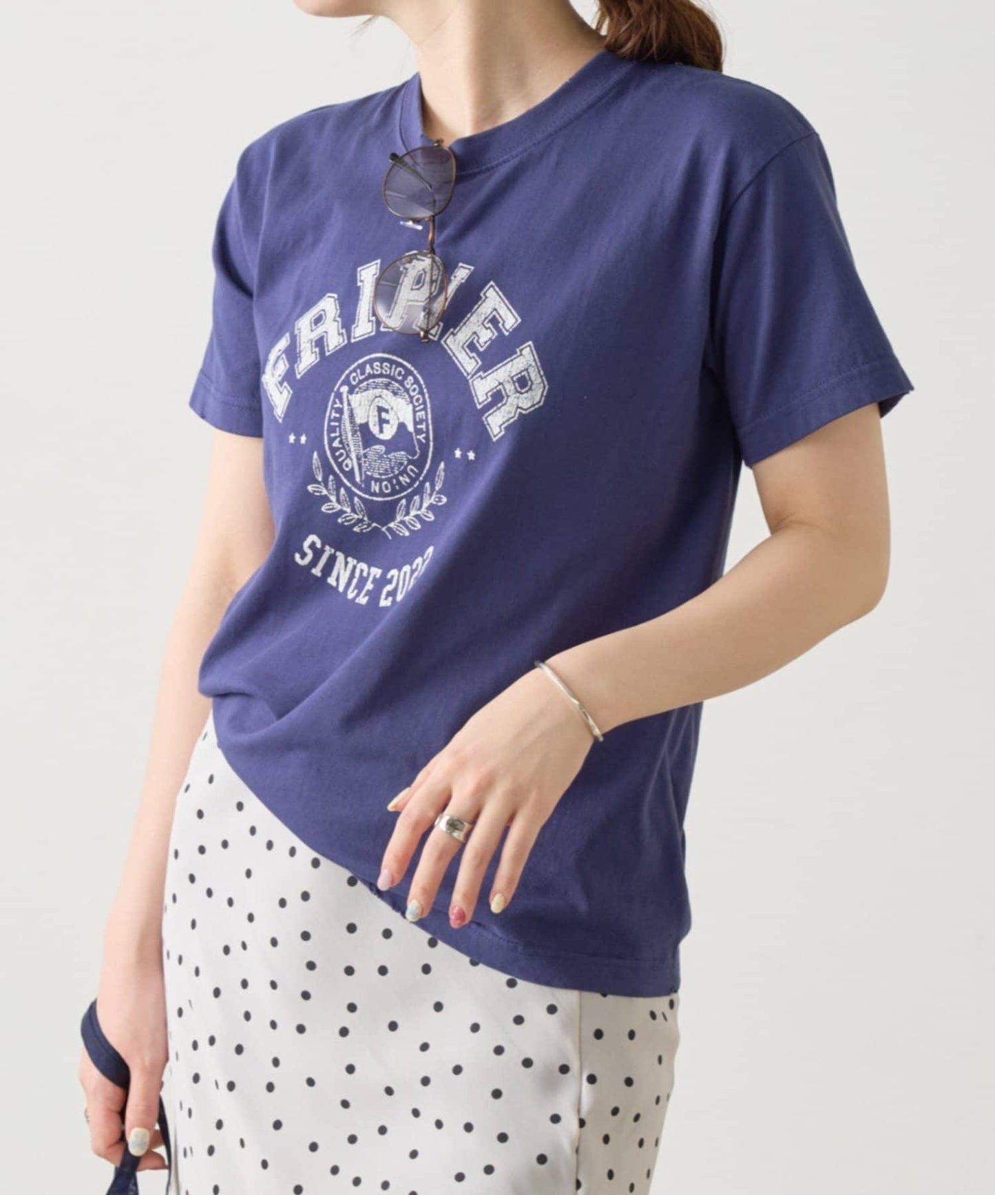 學院印花Tee 《FRIPIER》