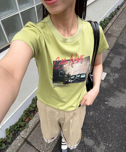 多款圖案 小領口 T恤
