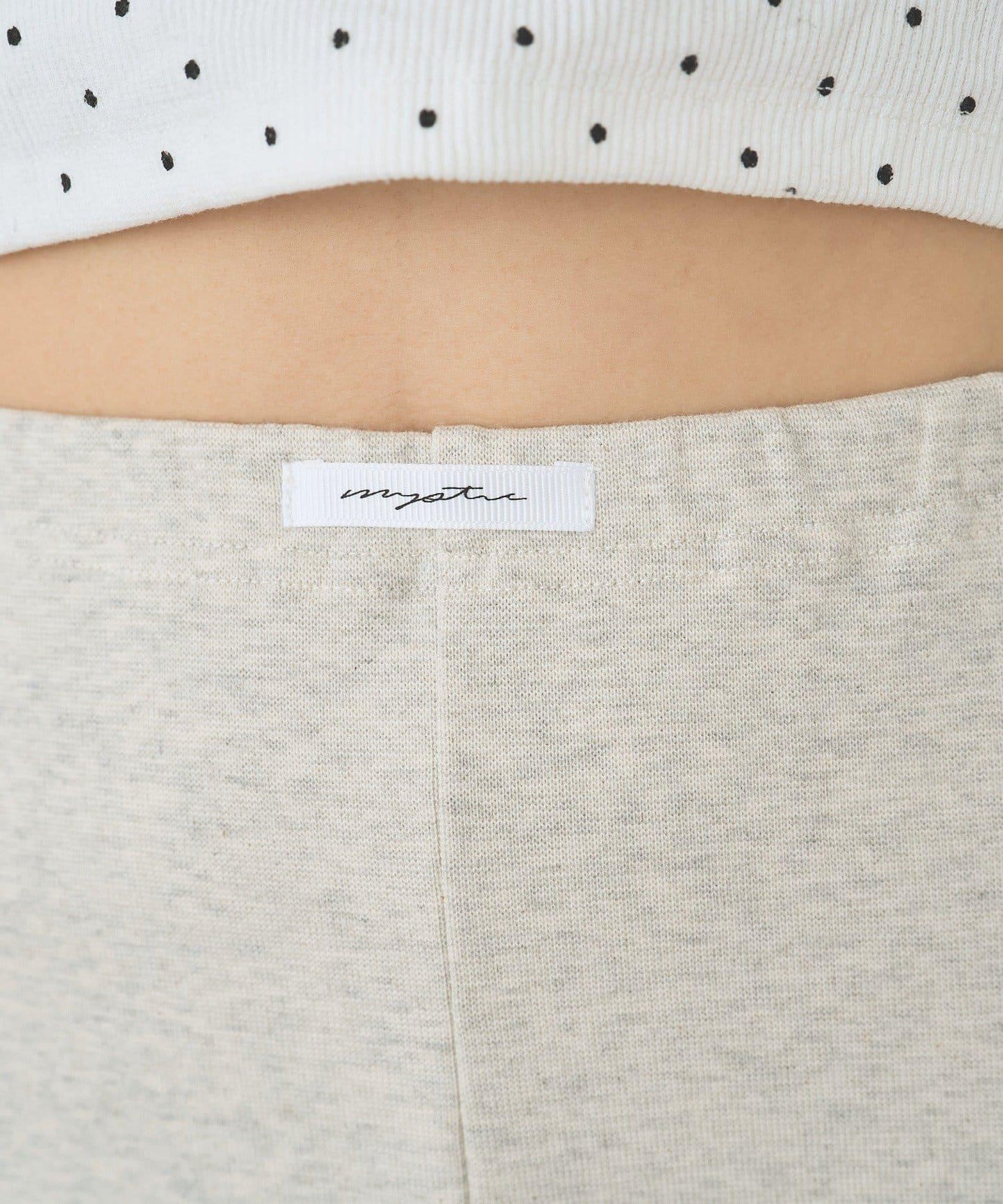 機車風下襬蝴蝶結褲子