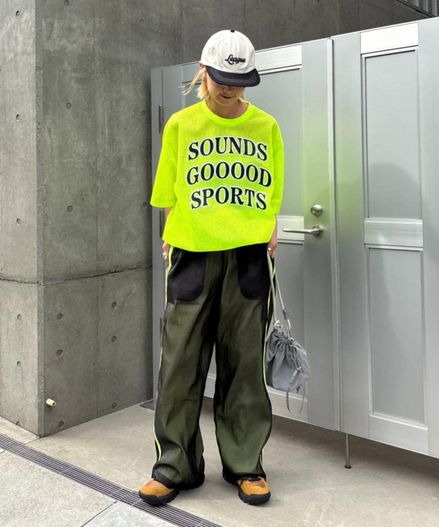 SOUNDS GOOOOD 透紗疊穿設計休閒褲