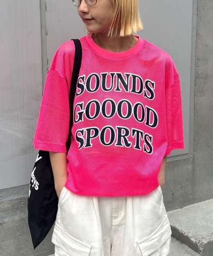 SOUNDS GOOOOD 網眼Logo T恤