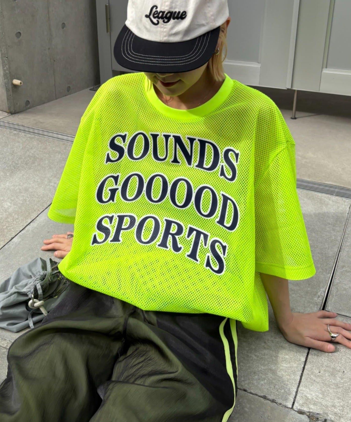 SOUNDS GOOOOD 網眼Logo T恤
