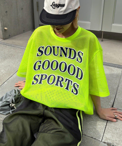 SOUNDS GOOOOD 網眼Logo T恤