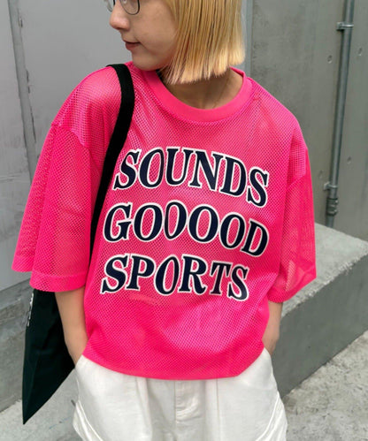 SOUNDS GOOOOD 網眼Logo T恤