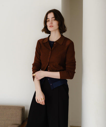 SHENERY 透視領口設計 針織&背心 套裝