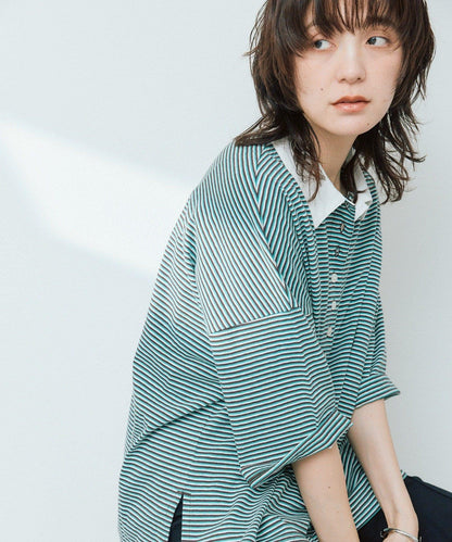 RIVE DROITE 多色條紋Polo衫