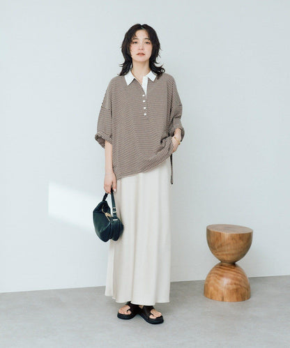 RIVE DROITE 多色條紋Polo衫