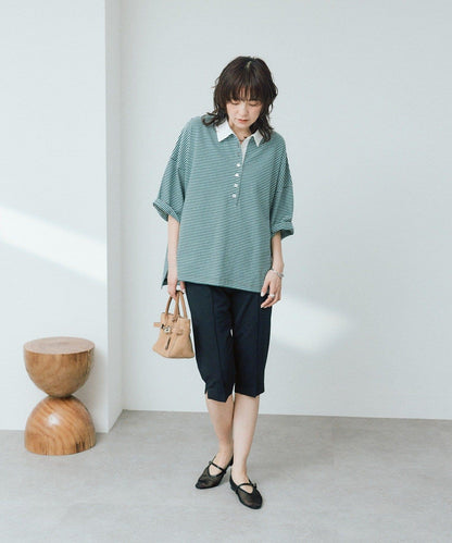 RIVE DROITE 多色條紋Polo衫