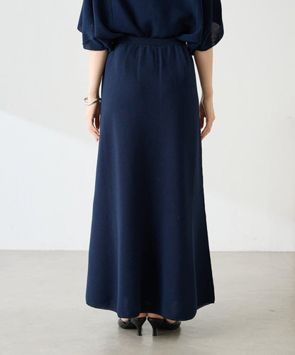 長款 針織 半身裙