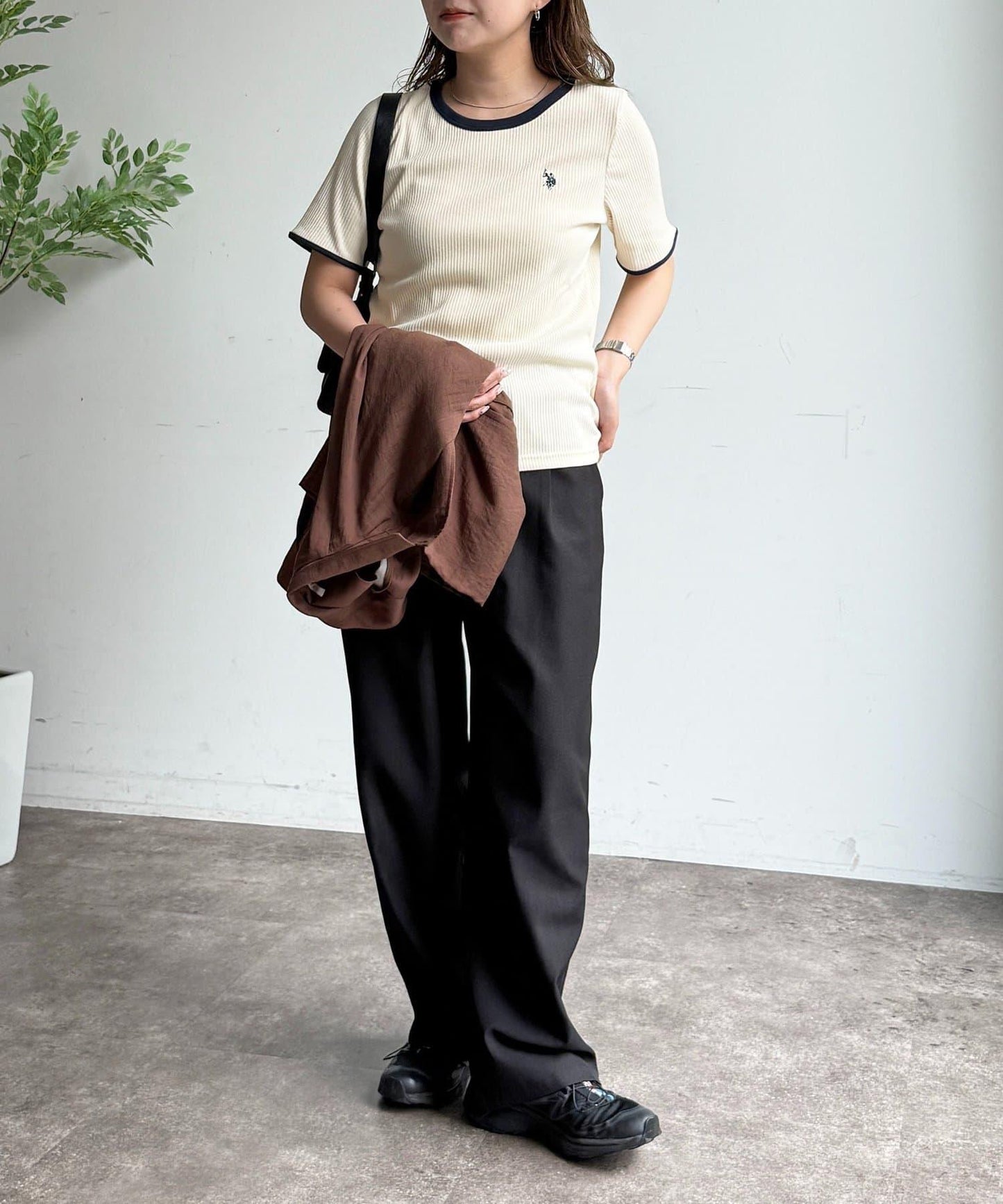 U.S. POLO ASSN. 圓領短袖羅紋T恤