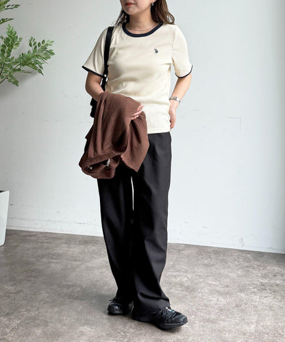 U.S. POLO ASSN. 圓領短袖羅紋T恤