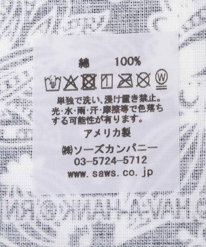THE BANDANA CO NATURAL PAISLEY BANDANA 頭巾