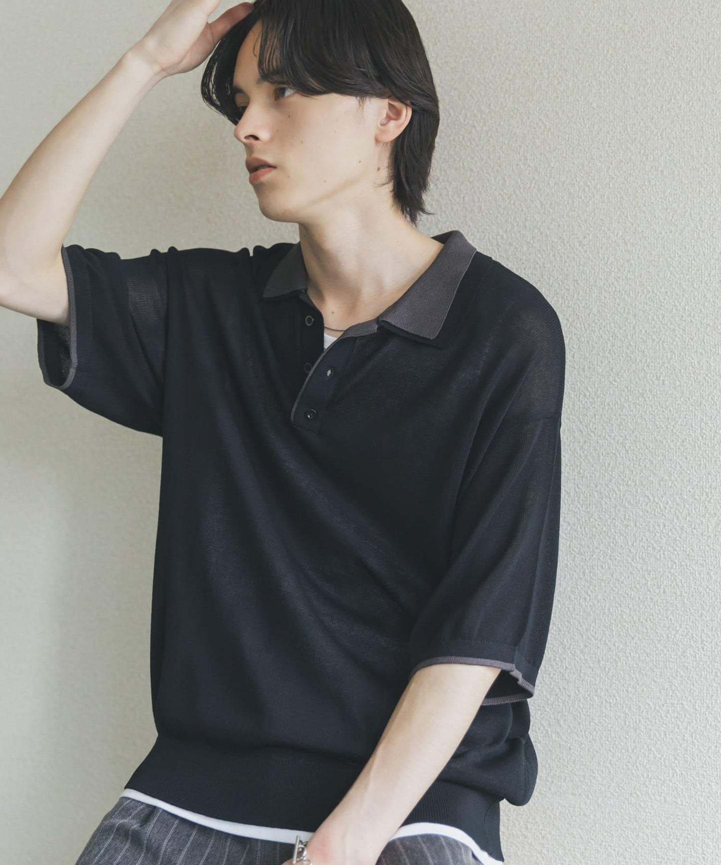 假兩件 針織 POLO衫
