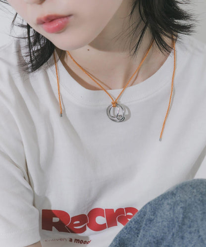 金屬裝飾 彩色繩 Choker 項鍊