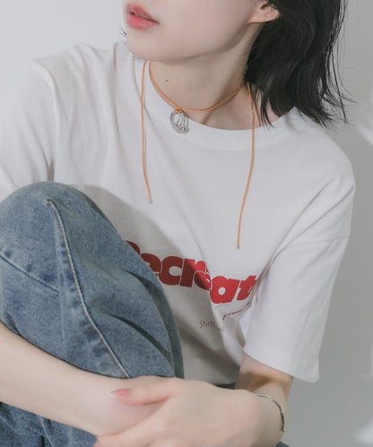 金屬裝飾 彩色繩 Choker 項鍊