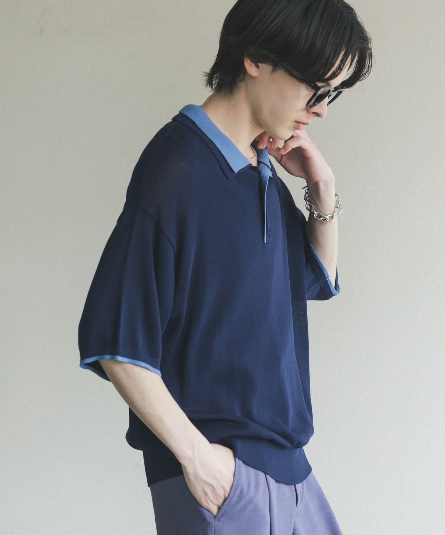 假兩件 針織 POLO衫