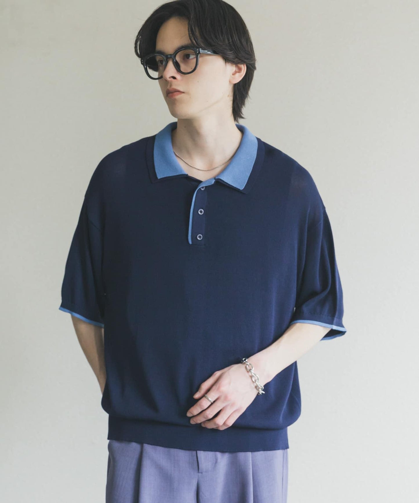 假兩件 針織 POLO衫
