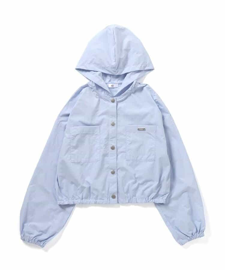 防曬 清涼觸感 防潑水 透感連帽外套