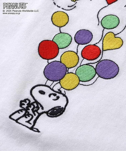 PEANUTS（花生漫畫） T恤 刺繡藝術款