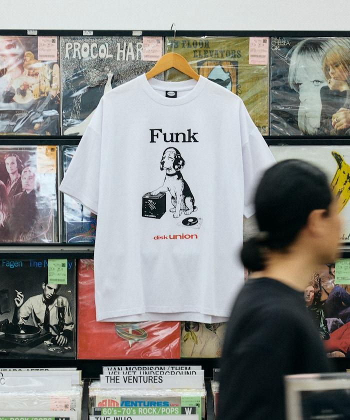 限定聯名 diskunion×FREAK'S STORE 寬鬆版型 比格犬印花 圓領 T恤