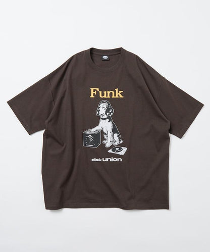 限定聯名 diskunion×FREAK'S STORE 寬鬆版型 比格犬印花 圓領 T恤