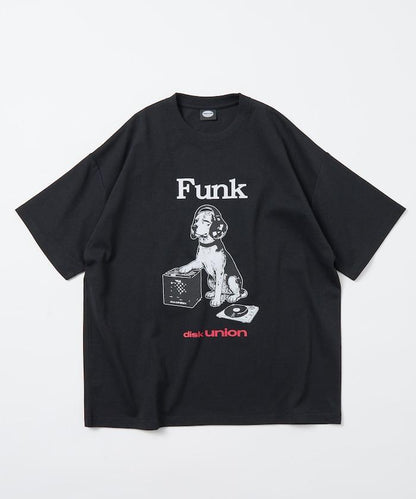 限定聯名 diskunion×FREAK'S STORE 寬鬆版型 比格犬印花 圓領 T恤