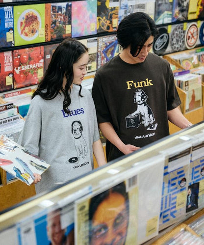 限定聯名 diskunion×FREAK'S STORE 寬鬆版型 比格犬印花 圓領 T恤