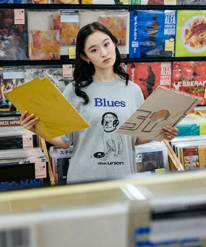 diskunion×FREAK'S STORE 聯名 寬鬆廓形 法鬥印花 圓領T恤