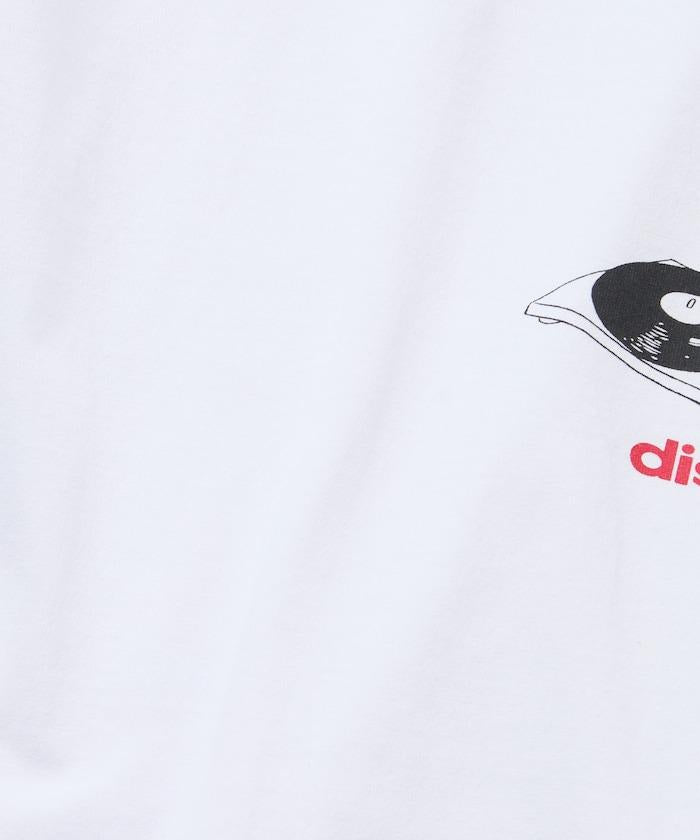 diskunion×FREAK'S STORE 聯名 寬鬆廓形 法鬥印花 圓領T恤
