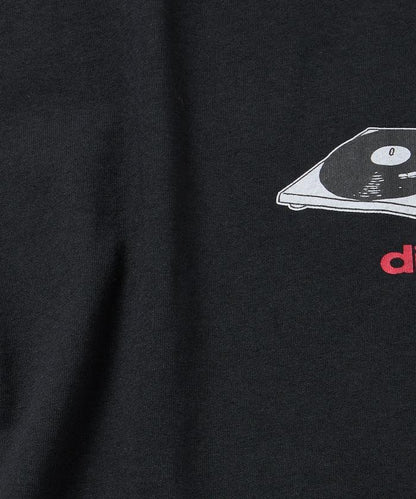 diskunion×FREAK'S STORE 聯名 寬鬆廓形 法鬥印花 圓領T恤