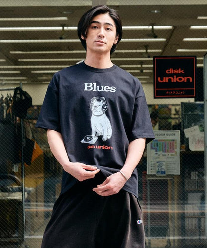 diskunion×FREAK'S STORE 聯名 寬鬆廓形 法鬥印花 圓領T恤