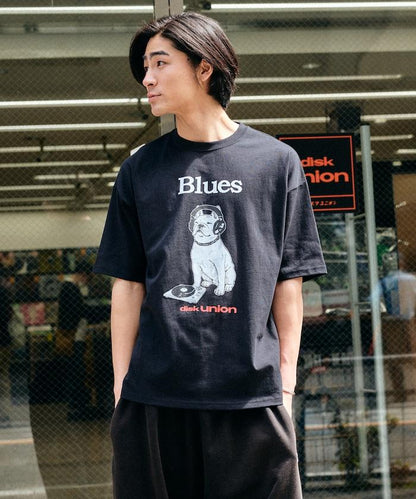 diskunion×FREAK'S STORE 聯名 寬鬆廓形 法鬥印花 圓領T恤
