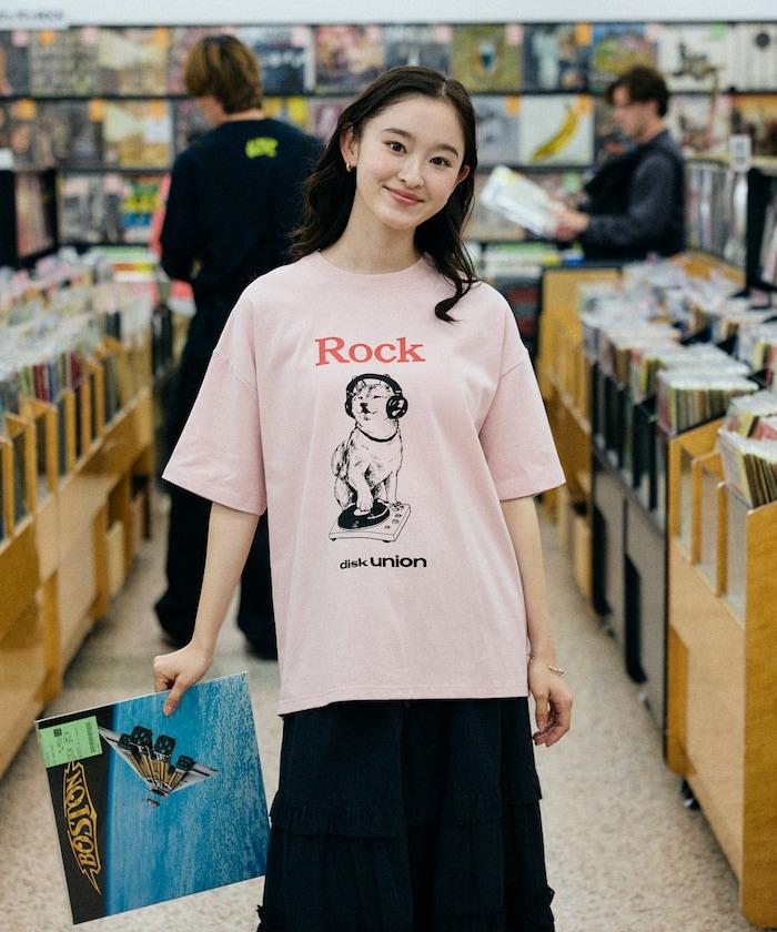 diskunion×FREAK'S STORE  寬鬆廓形 柴犬印花 圓領T恤