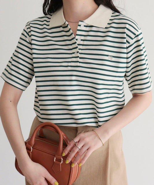 FR刺繡棉質Polo衫