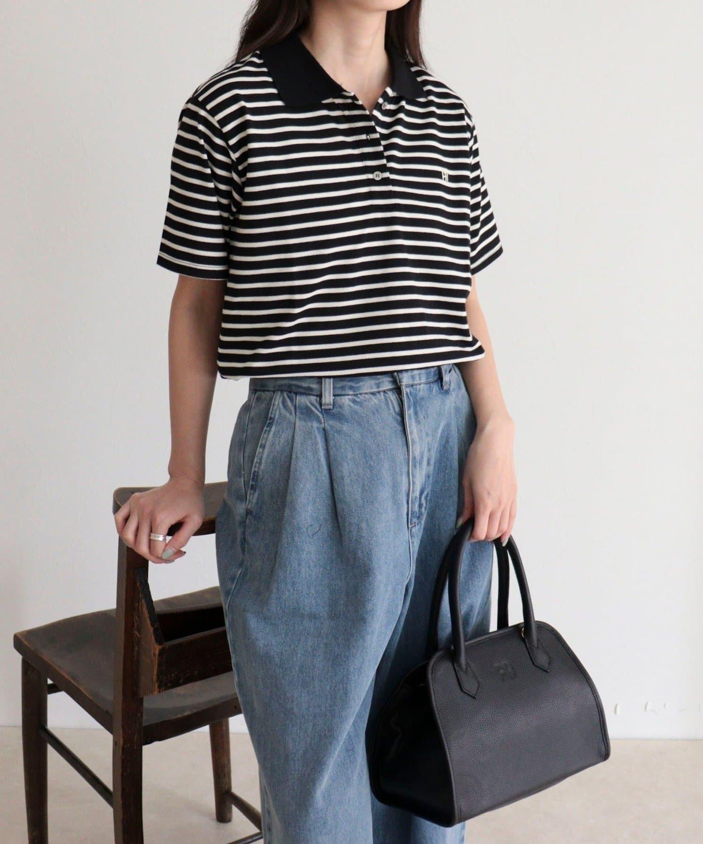 FR刺繡棉質Polo衫