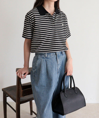 FR刺繡棉質Polo衫