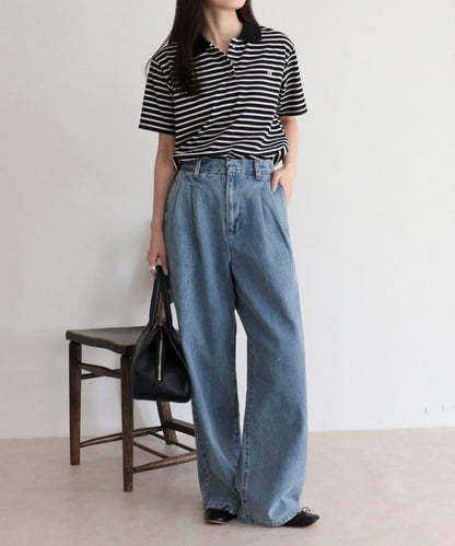FR刺繡棉質Polo衫