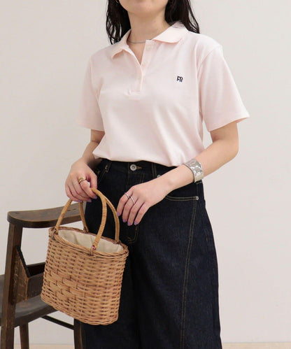 FR刺繡棉質Polo衫