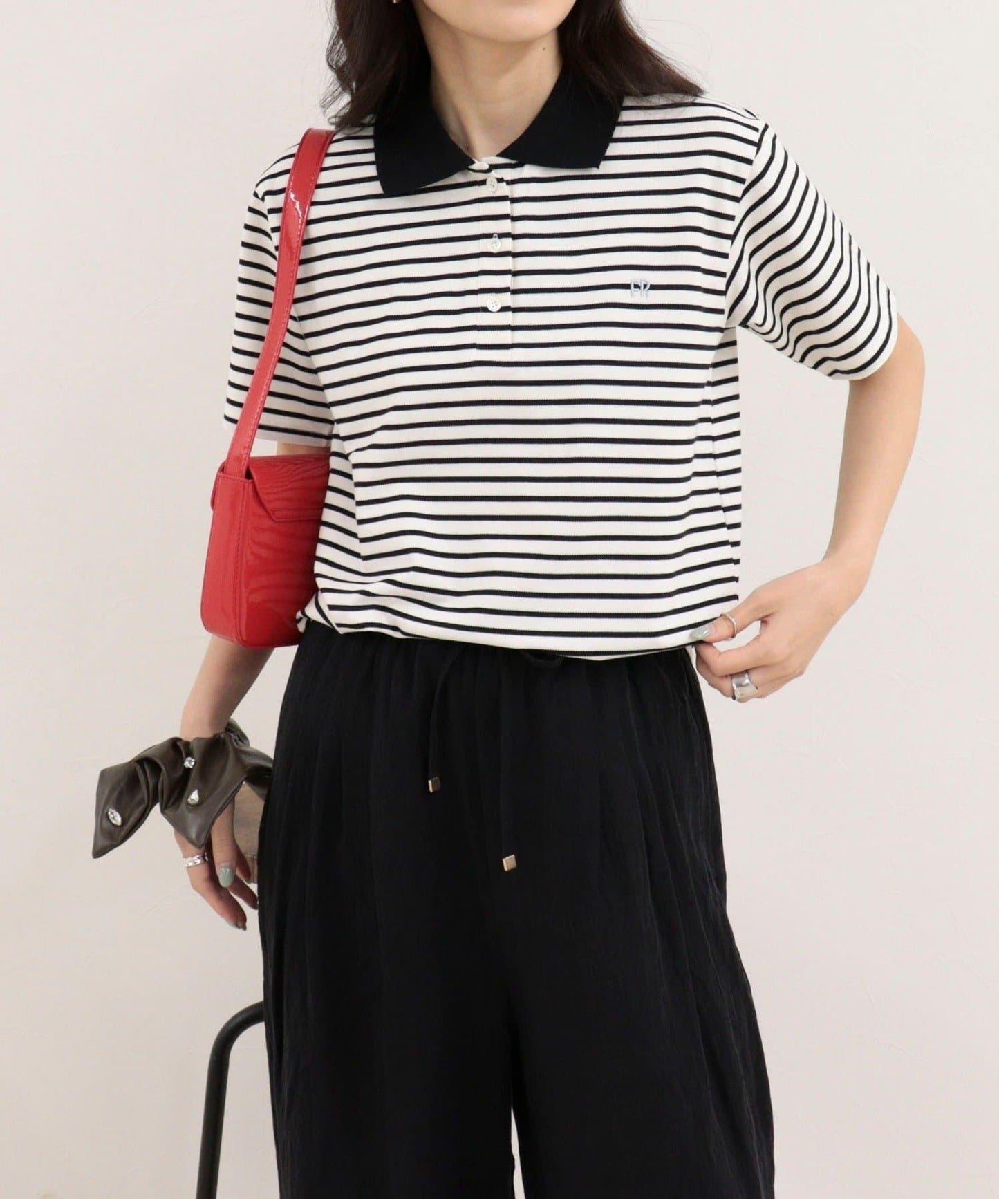 FR刺繡棉質Polo衫