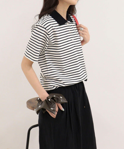 FR刺繡棉質Polo衫