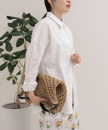 汗漬減輕處理 COTTON 寬鬆設計 外搭襯衫