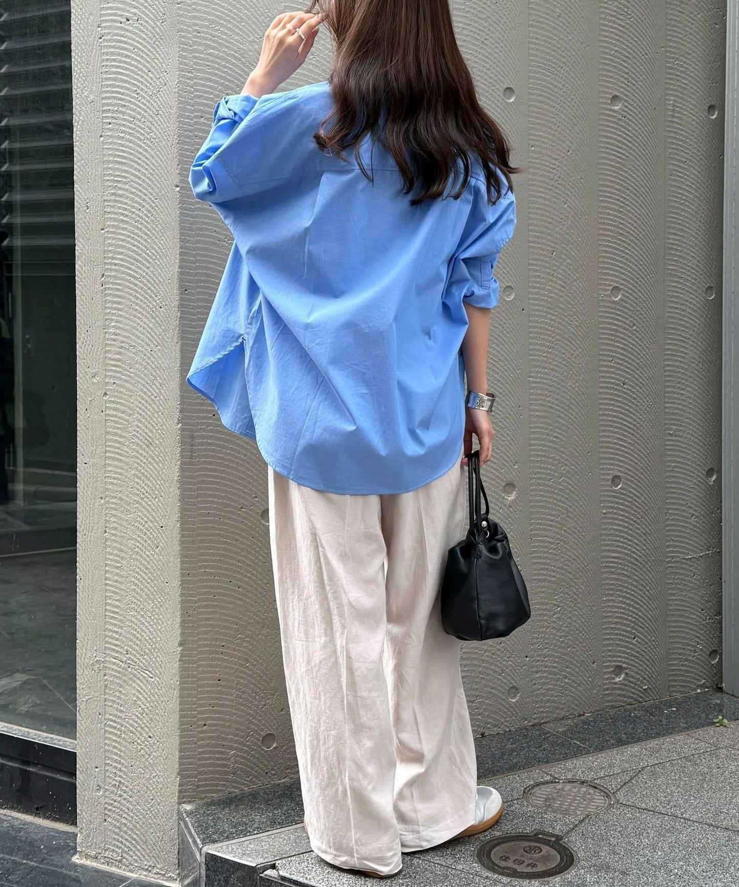 汗漬減輕處理 COTTON 寬鬆設計 外搭襯衫